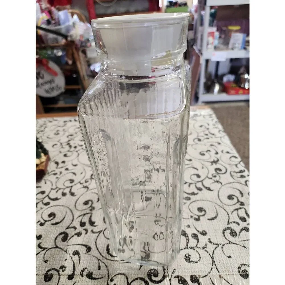 Vintage Glass Refrigerator Pitcher